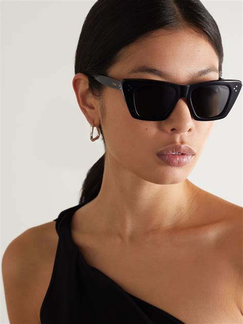 celine sunglasses edge black